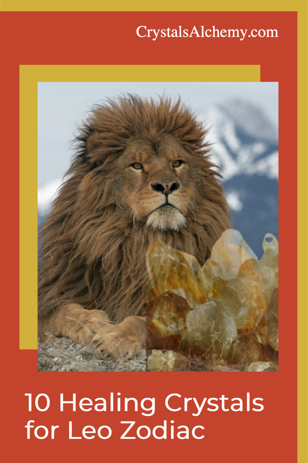 Ten healing crystals for Leo zodiac sign