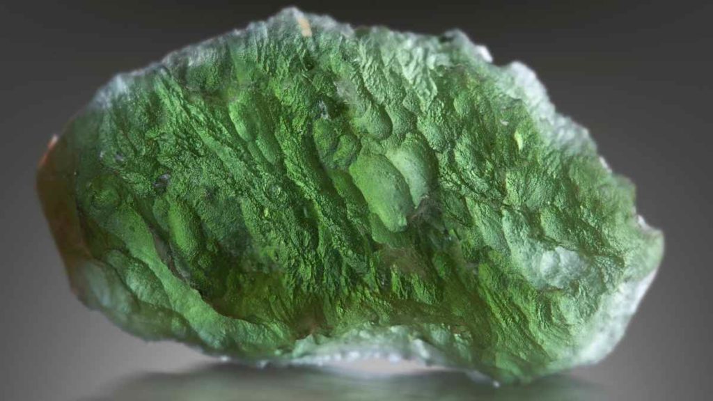 Moldavite effects - beautiful genuine moldavite stone