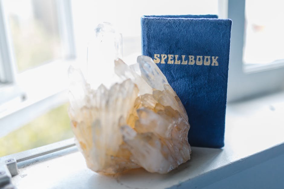 Healing crystals arranged for new job career change
