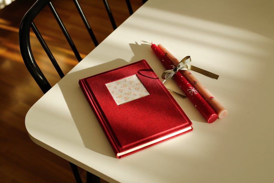 Lepidolite crystal with journal for life transition reflection